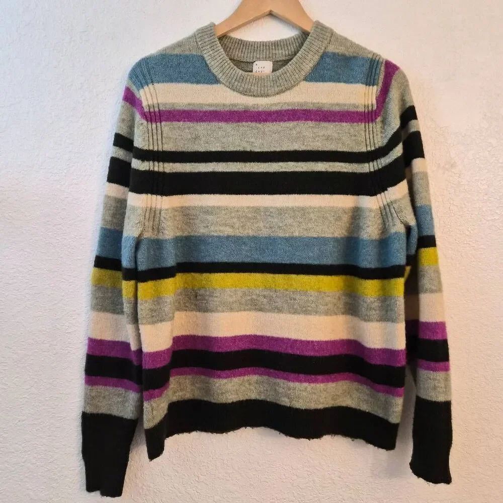 A. New Day Striped Lightweight Sweater: Summer Essential Flattering Fit Fun Chic